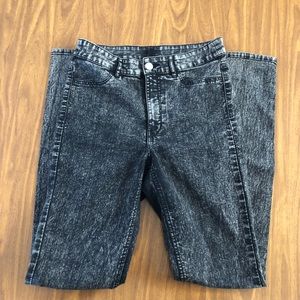 H&M Black Acid Washed Jeans